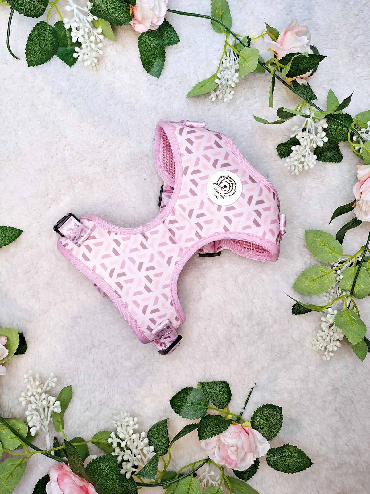 Adjustable Dog Harness - Pawfect Pink
