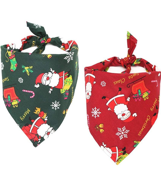 Christmas neck tie bandana
