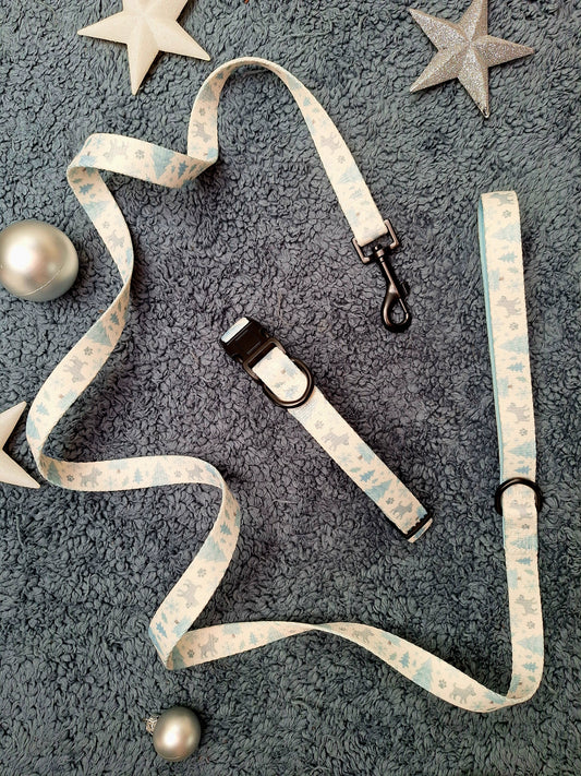 Arctic Adventures - Dog Collar & Lead set